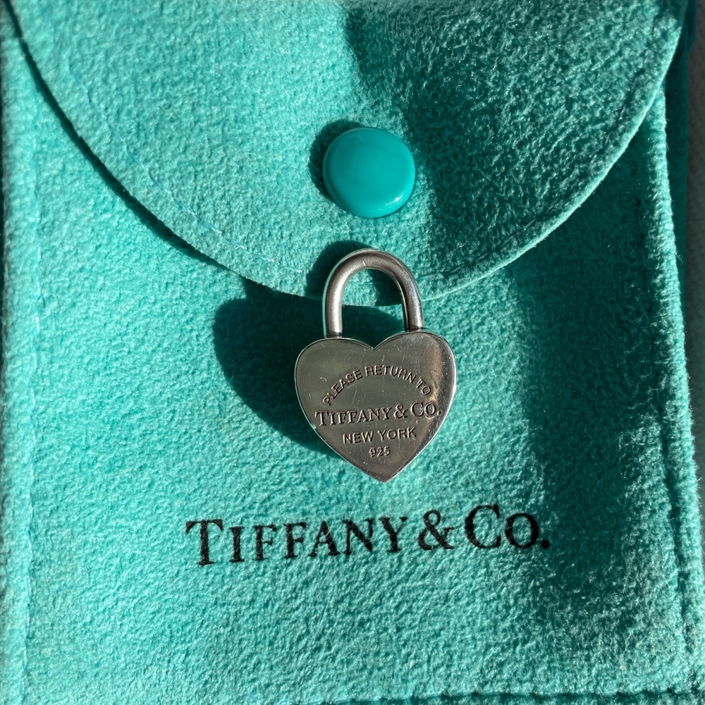 Tiffany & Co. Sterling Silver “Return to Tiffany” Heart Lock Charm